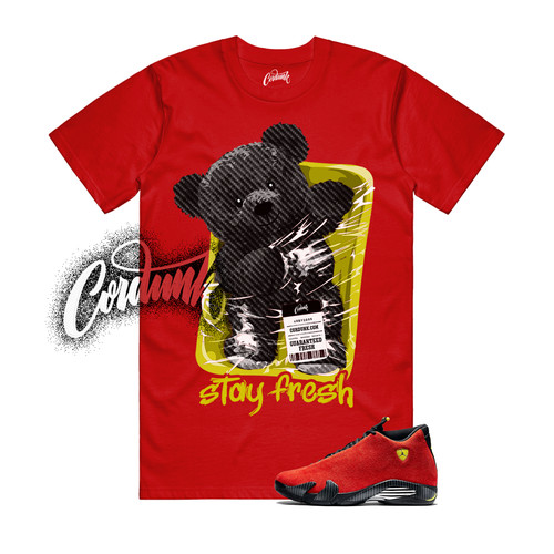 Shirt rossa nera - rossa, gialla
