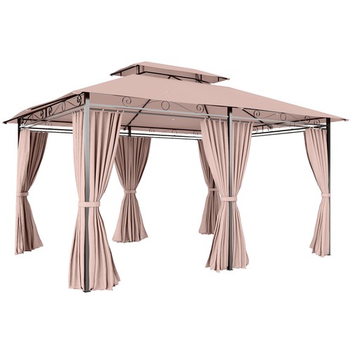 Gazebo giardino 4x3m con - gazebo,