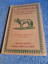 L'ANTIMONIO TRATTATO DELLE