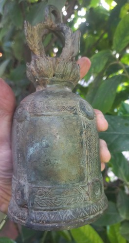 Antica campana bronzo - campana,