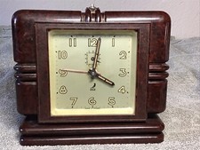 orologio vintage sveglia da tavolo bachelite JAZ 1920-1930 Raro
