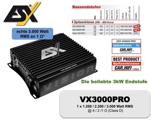 Esx vx3000pro amplificatore - esx,