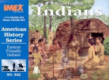 SOLDATINI 1/72 FAR -WEST MADE IN USA IMEX - Eastern Friendly Indians Camp