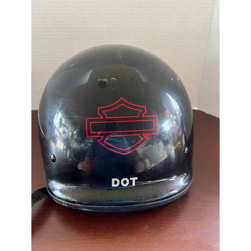 Harley davidson black helmet - black,