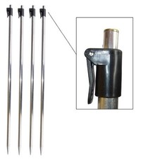 4 picchetti telescopici