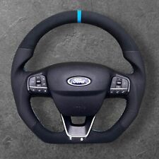 FORD TRANSIT CUSTOM MK9 R-SPEC FONDO PIATTO CUSTOM SPORT VOLANTE IN PELLE