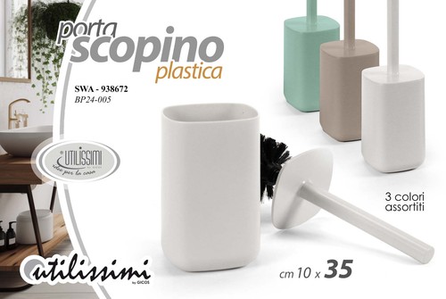 Porta scopino plastica - , bagno
