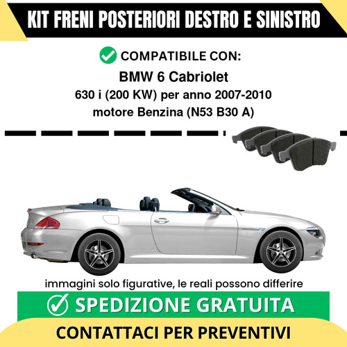 Pastiglie freno posteriori bmw - pastiglie,