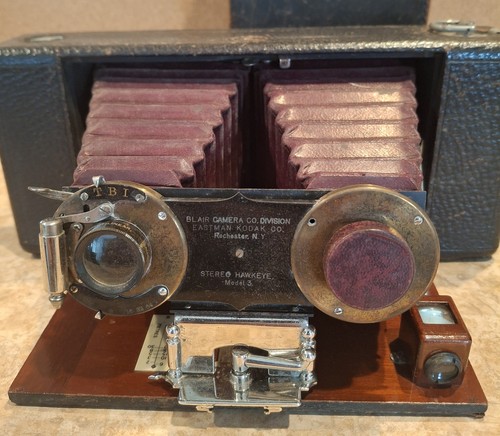 Antica fotocamera kodak stereo - kodak,