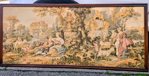 Grande arazzo antico parete - antico, da