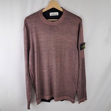 Stone Island Red Sweater Mens