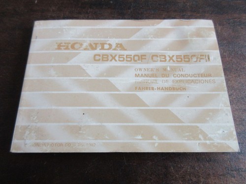 Honda cbx550f cbx550fii 1982 - cbx550fii,