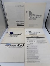 NAKAMICHI MANUALI D'USO/MANUALI DI SERVIZIO/ISTRUZIONI PER L'USO - ORIGINALE