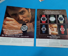 PUBBLICITA' 1970 OROLOGIO OMEGA DYNAMIC MODELLI ADVERT WERBUNG VINTAGE WATCH