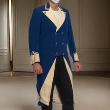 Giacca uomo anni 50 lana blu e