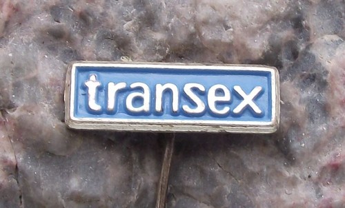 Distintivo spilla logo trans
