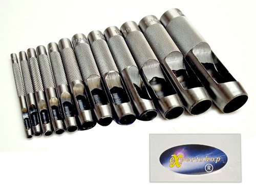 Fustelle acciaio set pz - in, 12