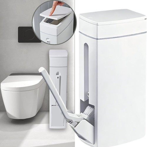 Pattumiera bagno con porta - con,
