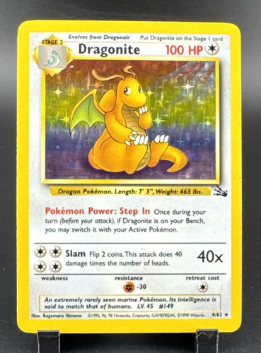 Dragonite fossil holo - dragonite, 4/62
