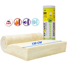 LANA DI VETRO ISOVER IBR N - ISOLANTE TERMO ACUSTICO IN ROTOLO VARI SPESSORI