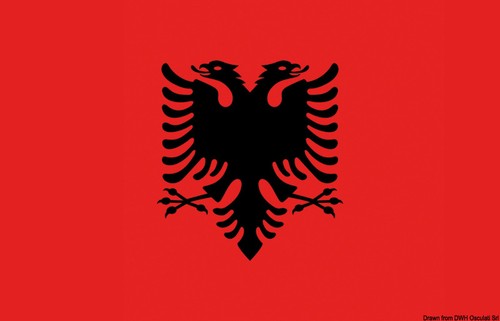 Osculati bandiera albania - albania, 30
