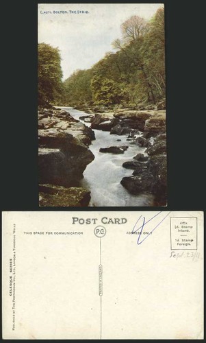 Yorkshire 1911 old postcard - 1911,