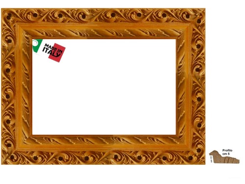 Cornice arancio legno - arancio, in