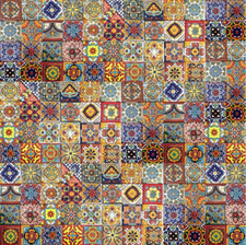 Patchwork Piastrelle Muro