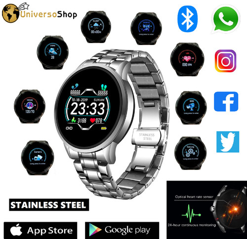 Smartwatch orologio acciaio - smartwatch, in
