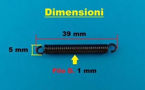 Molla cilindrica trazione - cilindrica, a