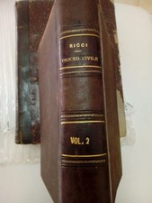 1890 CODICE PROCEDURA CIVILE F RICCI FUORIEB 4 +  SP5