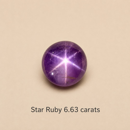Stella naturale rubino - ct,