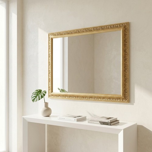 Specchiera barocca oro d621 - specchiera,