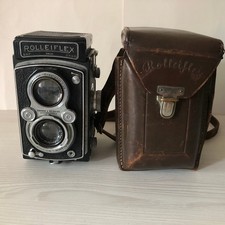 Rolleiflex Automat Model 2 fotocamera vintage tedesca 6x6 TLR pellicola obiettivo Rollei Tessar