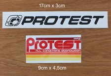 2 adesivi sticker protest surf