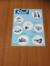 1961 SHARK SUB ACCESSORI PINNE MASCHERA SUBACQUEA VINTAGE PUB AD