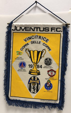 GAGLIARDETTO Pennant JUVENTUS COPPA DELLE COPPE 1984 83-84 JUVE AI.MA-TO