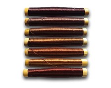 Marrone scuro Fly Tying Mosche da pesca Rod Materiali da costruzione Filo...