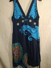 Desigual prendisole donna blu elegante taglia Xxl