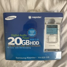 SAMSUNG YH-925 GS LETTORE AUDIO DIGITALE | HDD 20GB; USB 2.0 MP3 WMA Nuovo Sigillato