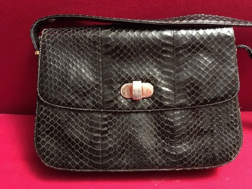 Borsa pelle lucida nero - borsa,