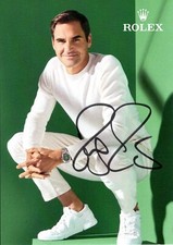 Roger Federer Cartolina Autografata Official Signed Postcard Autografo Tennis