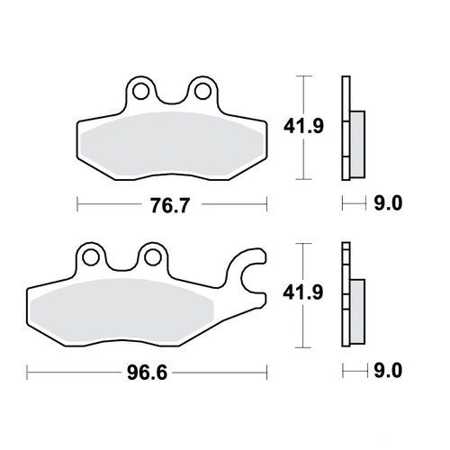 Pastiglie freno sinter trw - pastiglie,