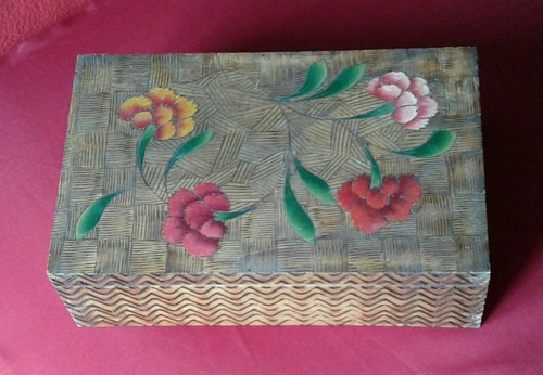 Scatola legno lavorato - in, e