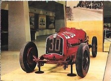 CARTOLINA ALFA ROMEO P2 1930 MUSEO AUTOMOBILE TORINO BISCARETTI RUFFIA