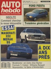 AUTO HEBDO n°662 08/02/1989