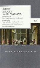 vite parallele pericle - fabio massimo (TF greco) plutarco 881716772X