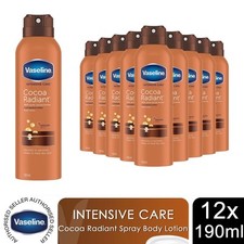 Vaselina Lozione Corpo Terapia Intensiva Cacao Radiante Spray Idratante 190ml,12pz