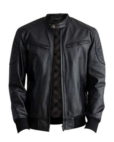 Giubbotto bomber uomo - pelle, di