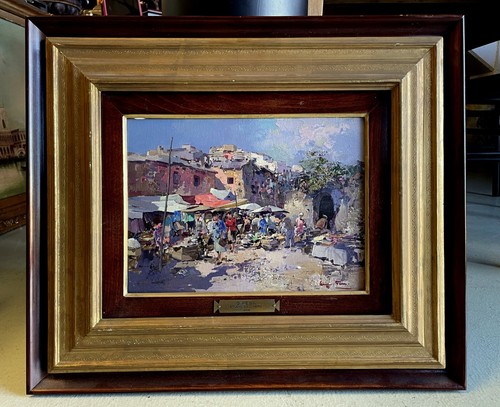 Antico quadro dipinto - dipinto, olio